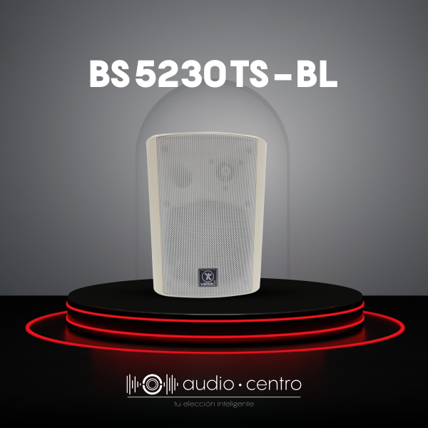 BAFLE YAMAKI BS5230TS-BL DE PARED 5.25 COLOR BLANCO"