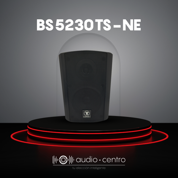 BAFLE YAMAKI BS5230TS-NE DE PARED 5.25 COLOR NEGRO"