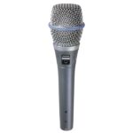 MICROFONO CONDENSADOR BETA87A USO VOCAL SUPERCARDIOIDE