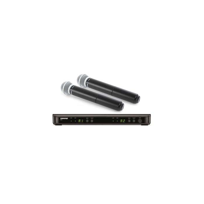 Micrófono Inalámbrico Shure Dual con 2 Micro BLX288SM58