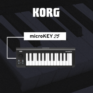 CONTROLADOR MIDI KORG MICROKEY-25 DE 25TECLAS
