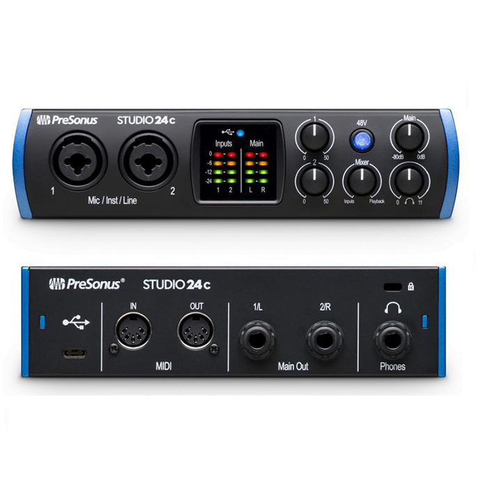 INTERFAZ DE AUDIO USB-C PRESONUS STUDIO24C - Audiocentro