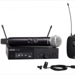 SISTEMA INALÁMBRICO CON MICRÓFONO DE MANO Y LAVALIER WL185 SHURE SLXD124/85