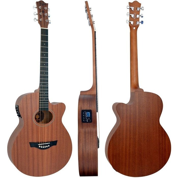 GUITARRA ELECTROACUSTICA DALLAS-T MAHOGANY