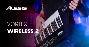 Lee más sobre el artículo Música sin ataduras: Keytar Controlador MIDI – USB Vortex Wireless 2