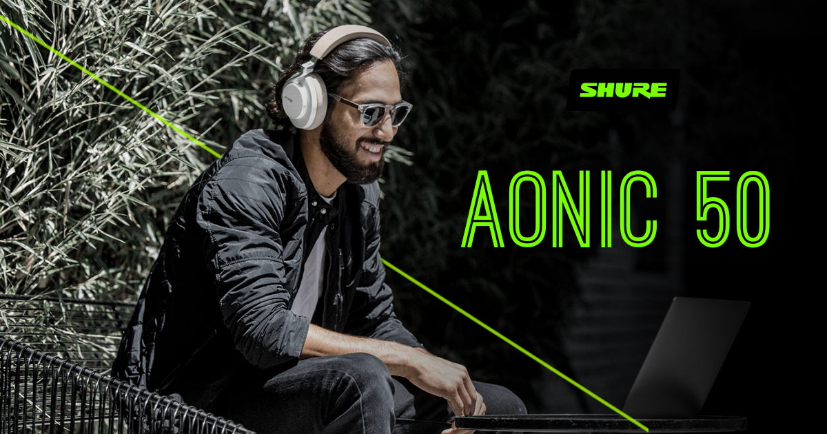 En este momento estás viendo Audífonos Inalámbricos Bluetooth AONIC 50 – Shure