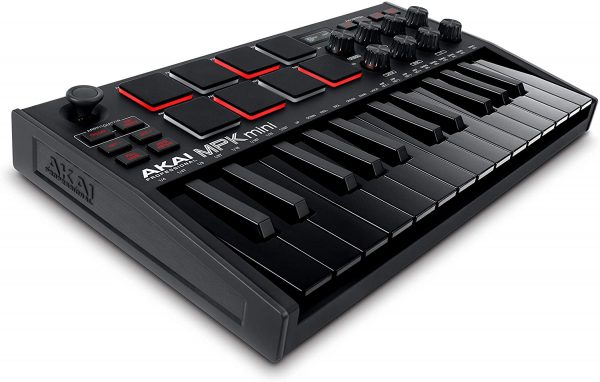 CONTROLADOR MIDI AKAI MPK MINI 3 COLOR NEGRO