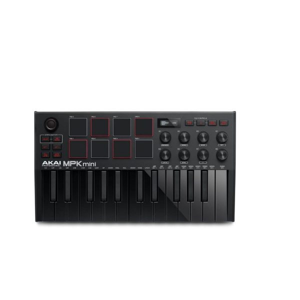 CONTROLADOR MIDI AKAI MPK MINI 3 COLOR NEGRO