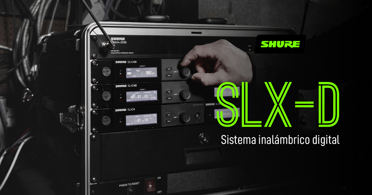 En este momento estás viendo Shure Anuncia Nuevos Recursos Del Sistema Inalámbrico Digital Slx-d