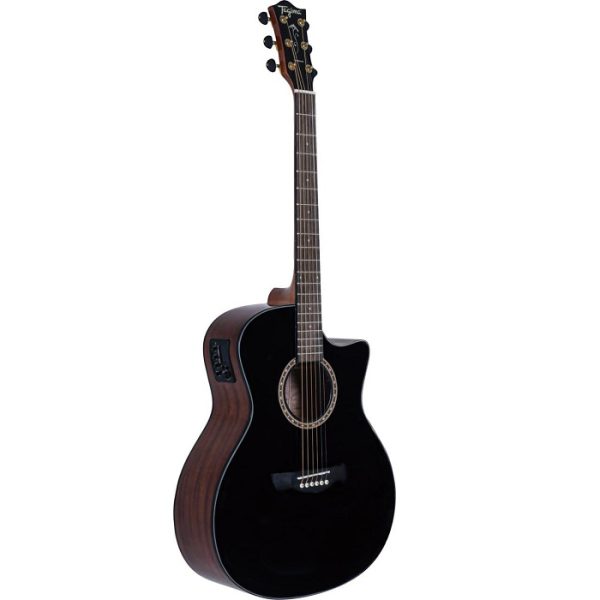 GUITARRA ELECTROACUSTICA CALIFORNIA EQ BK D/BK COLOR NEGRO