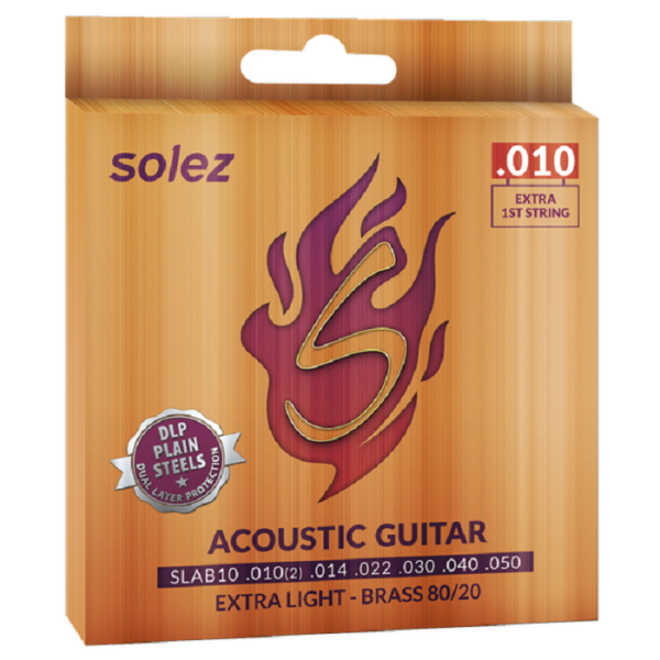 ENCORDADO SOLEZ ACUSTICA ACERO SLAB10