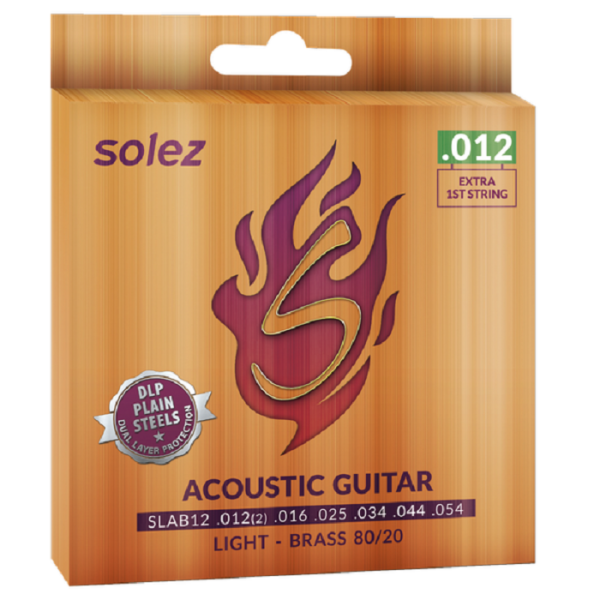 ENCORDADO SOLEZ ACUSTICA ACERO SLAB12