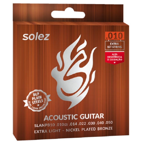 ENCORDADO SOLEZ ACUSTICA ACERO SLANPB10