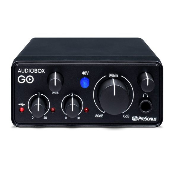 AUDIOBOX GO USB INTERFAZ DE AUDIO PRESONUS DE 2 CANALES