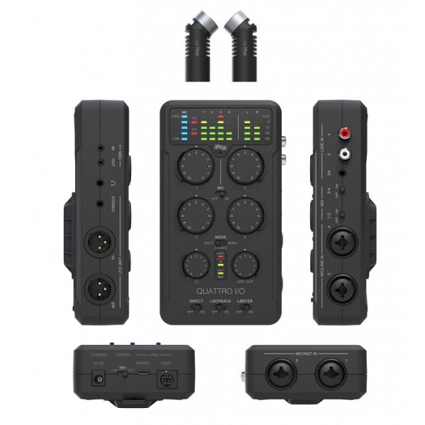 INTERFAZ AUDIO IK MULTIMEDIA IRIG PRO QUATTRO I/O