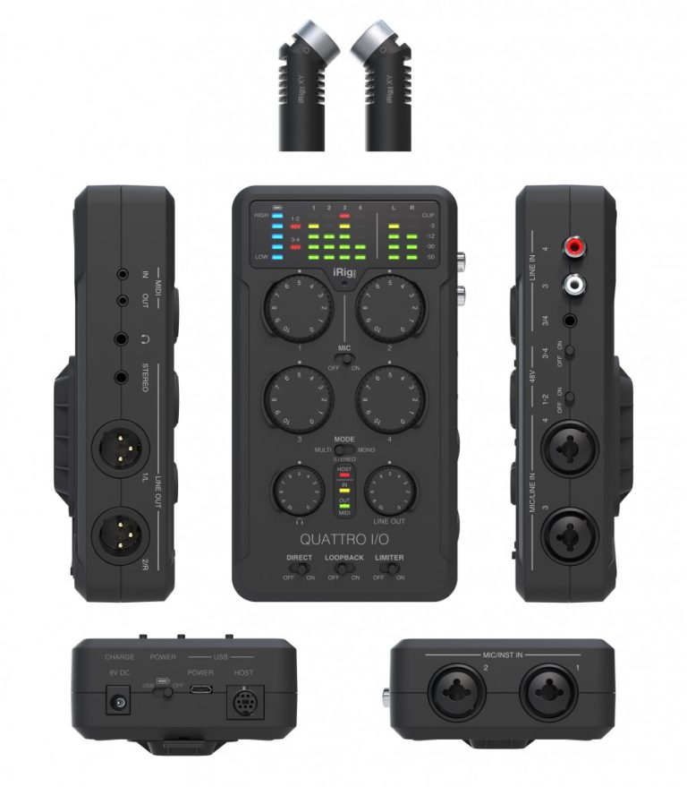 IRIG PRO QUATTRO I/O IK MULTIMEDIA