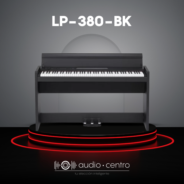 PIANO DIGITAL NEGRO DE 88 TECLAS KORG LP-380-BK