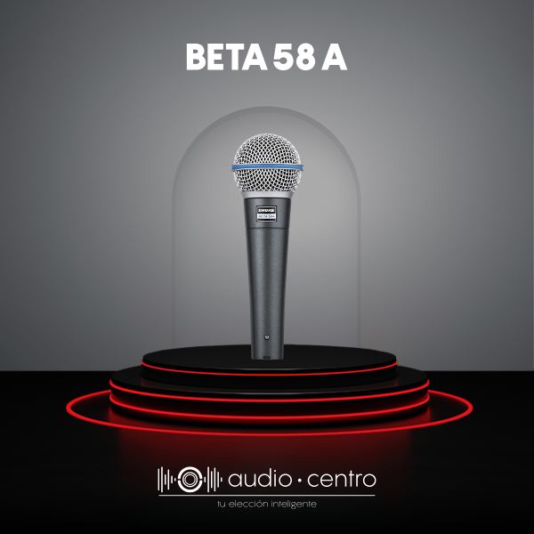 MICROFONO SHURE BETA58A SUPERCARDIOIDE