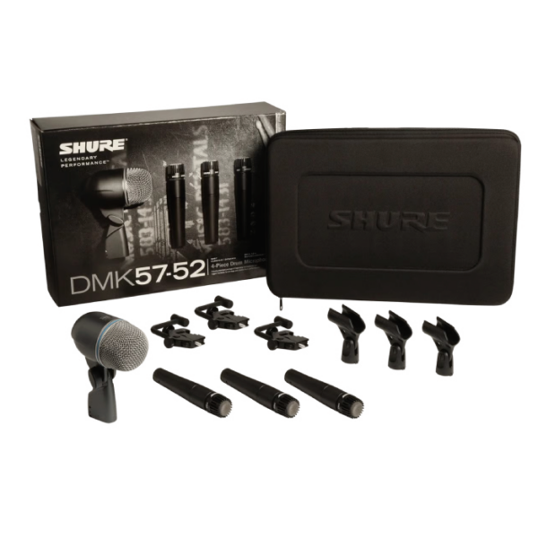 KIT MICRÓFONOS BATERIA SHURE DMK57-52 - Imagen 2