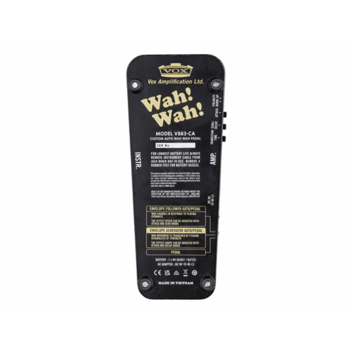 PEDAL WAH VOX V863-CA - Imagen 3