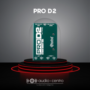 CAJA DIRECTA RADIAL PRO D2 ESTEREO SERIE PRO