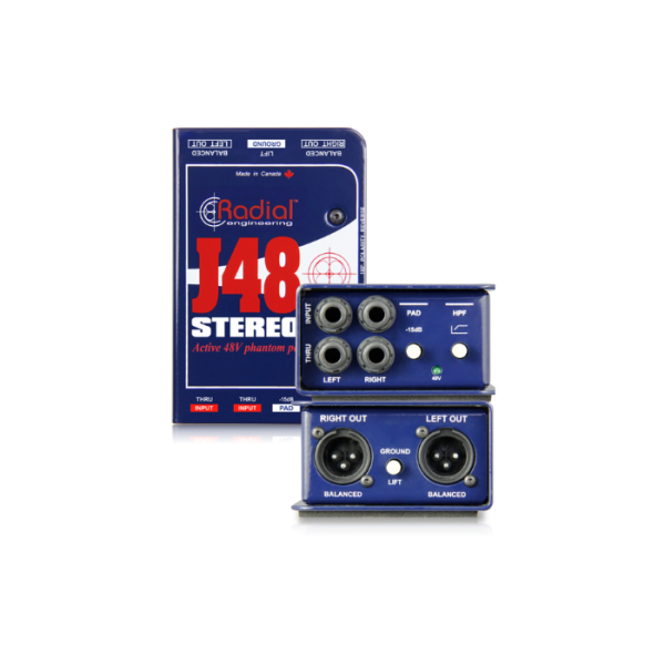 CAJA DIRECTA RADIAL J48 STEREO ACTIVA - Imagen 2