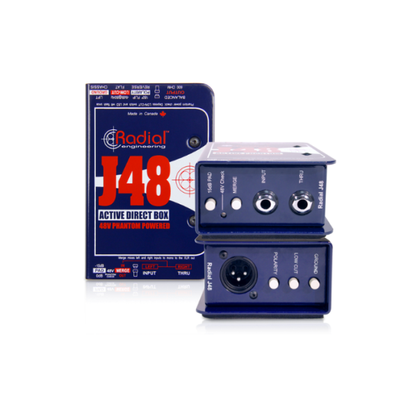 CAJA DIRECTA RADIAL J48 ACTIVA SENCILLA - Imagen 2