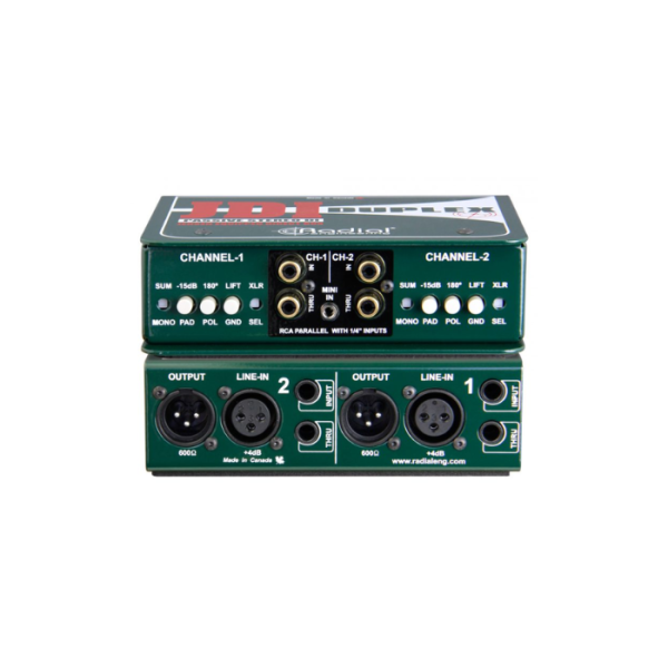 CAJA DIRECTA RADIAL JDI DUPLEX PASIVA DOBLE - Imagen 5