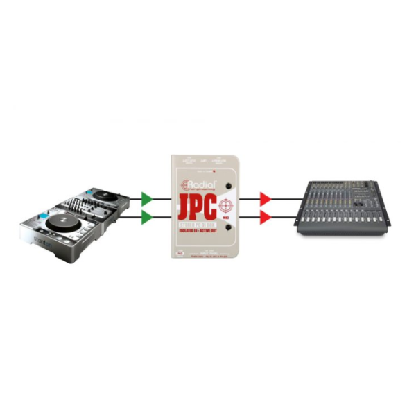 CAJA DIRECTA RADIAL JPC ACTIVA PARA COMPUTADOR - Imagen 9