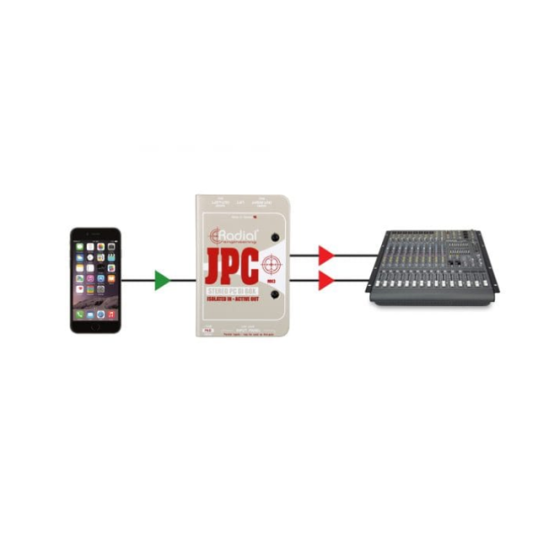 CAJA DIRECTA RADIAL JPC ACTIVA PARA COMPUTADOR - Imagen 8