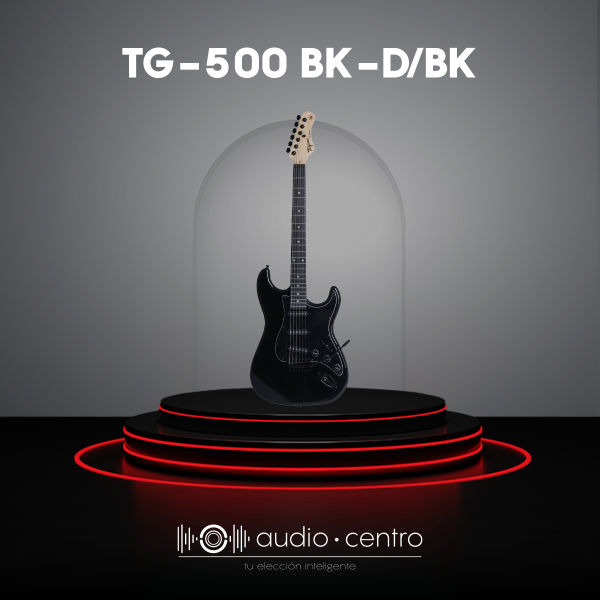 GUITARRA ELECTRICA TIPO STRATO TW SERIES TG-500 BK D