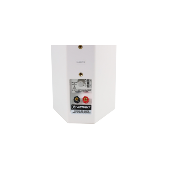 BAFLE YAMAKI BS4220TS-BL DE PARED 4",BAFLE YAMAKI BS4220TS-NE DE PARED 4" COLOR BLANCO" - Imagen 4
