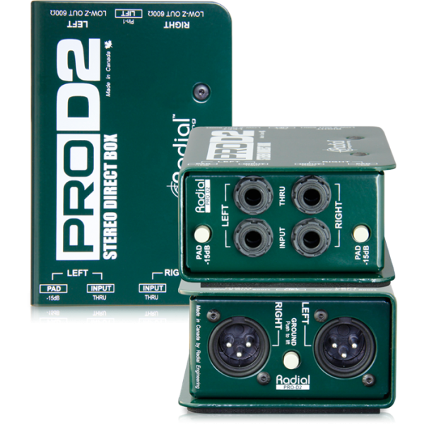CAJA DIRECTA RADIAL PRO D2 ESTEREO SERIE PRO - Imagen 2